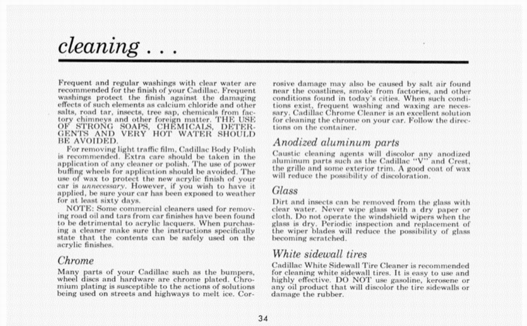 1959 Cadillac Owners Manual Page 40
